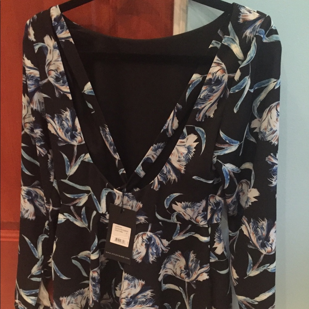 Planet blue romper